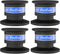 Preffair Audiophile Speaker Isolation Spikes, Aluminum Shockproof Turntable Stand Feet, Speaker Floor Protector Mat,