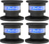 Preffair Audiophile Speaker Isolation Spikes, Aluminum Shockproof Turntable Stand Feet, Speaker Floor Protector Mat,