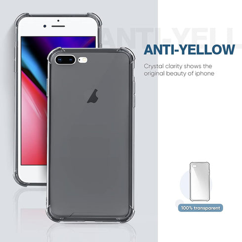 ORIbox Case Compatible with iPhone 7 Plus and 8 Plus, Shockproof Protection with 4 Corners