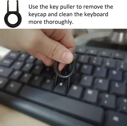 Keyboard Cleaner Brush - 19PCS Anti-Static Computer Cleaning Kit with Tweezers, Portable Dusty Brush for Home