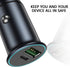 USB C Car Charger, 45W Dual Ports Fast Charge Car Charger Adapter, PD30W&QC3.0 Compatible with iPhone 14 13 12 11 Pro