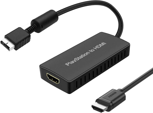 Y.D.F PS2 to HDMI Adapter, PS2 HDMI Cable, Supports 4:3/16:9 Aspect Ratio, Works for PlayStation 1/2