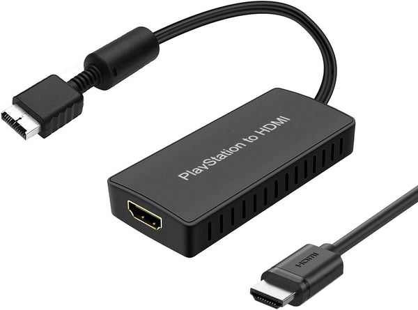 Y.D.F PS2 to HDMI Adapter, PS2 HDMI Cable, Supports 4:3/16:9 Aspect Ratio, Works for PlayStation 1/2