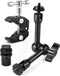 UTEBIT Adjustable Magic Arm with Super Clamp, 9 inch Articulating Arm Clamp for LCD Monitor, LED Light, Camera Rig