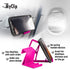 The SkyClip Airplane Cell Phone Back of Seat Inflight Tray Table Clip and Sturdy Phone Stand, Travel Must Have (Pink 2