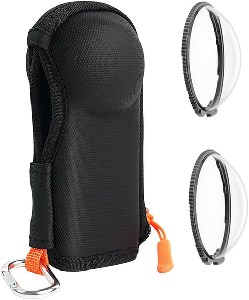 Protective Mini Carry Case with Premium Lens Guard for Insta360 X5, Hard