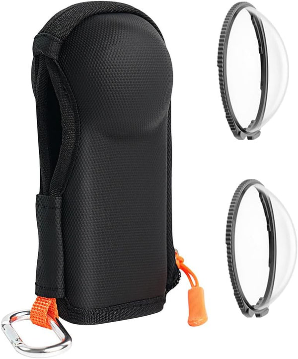 Protective Mini Carry Case with Premium Lens Guard for Insta360 X5, Hard