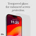 Case-Mate iPhone 15 Pro Max Screen Protector, 6.7 Inch Anti-Scratch Tempered Glass with Shatter Protection