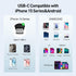 iWALK USB-C Portable Charger for iPhone 15, Mini 20W 4800mAh Wireless Power Bank, Fast Charging Travel Battery Pack