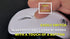 Manhattan Ergonomic Wireless & Bluetooth Mouse - 800/1200/1600 dpi, 3 Buttons with Scroll Wheel, Black & White