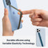 Sinjimoru Silicone Stretching Strap as Phone Grip Holder, Slim Grip Tape for iPhone Case, Secure Phone Strap as Cell Phone Holder. Sinji Loop Lavender