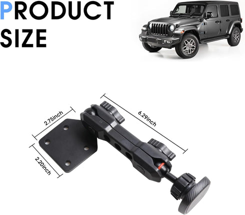 2024 JL Magnetic Phone Holder for Jeep Wrangler - Dashboard Mount for 2024 New Jeep Wrangler JL Accessories, 1 Pack,