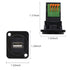 QIANRENON USB2.0 Panel Mount Terminal Block Connector, Type A Female to 4-pin Solderless Connector Push-Type Socket