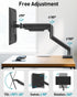 MOUNT PRO 13 32 inch 4.4 22lbs Clamp/Grommet 75/100mm Single Monitor Arm Desk Mount Fits to Computer Screens, Holds