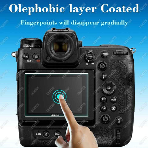Screen Protector for Nikon Z9 Z8, Tempered Glass Cover 0.3mm 9H Hardness Anti-Scratch
