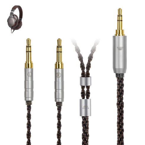 okcsc Replacement Upgrade Cable for Denon AH-D600 AH-D7200 AH-D7100 AH-D9200 AH-D5200 Headsets, 8 Core OFC Audio Cable