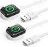 2Pack Upgraded Apple Watch Charger, Magnetic Wireless iWatch Fast Charging Cordless Cable 3.3FT