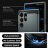 Spigen Tough Armor Samsung Galaxy S24 Ultra Case (2024), Kickstand, Military-Grade Protection, Abyss Green