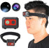 VBESTLIFE F18 1080P Night Vision Head-Mounted Sports Camera with LED Light for Outdoor Sports Traveling