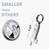 MOSDART 128GB USB 2.0 Flash Drive, Metal Thumb Drive with Keychain, Waterproof Jump Drive for Storage and Backup, Silver