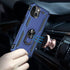 Aozuoton Military Grade Shockproof Phone Case for iPhone 13, Blue