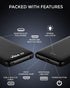 Vida IT Compact Power Bank Portable Charger for Samsung Galaxy S22 S21 S10 S7 Edge, 5000mAh