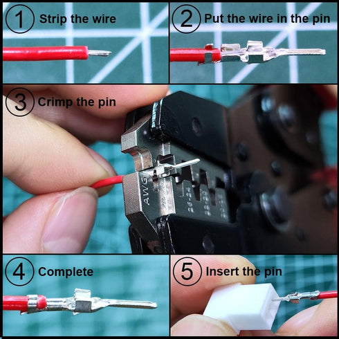 XH 2.54mm Connectors Socket Pin Header and Ribbon Cables Kit Compatible with JST-XH Connector