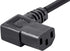 Monoprice 6ft 14AWG Right Angle Power Cord Cable w/ 3 Conductor PC Power Connector Socket (C13/5-15P), Black