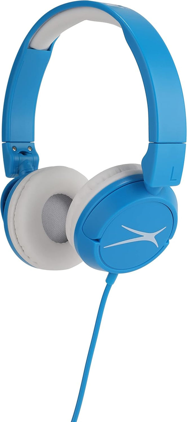 Altec Lansing Kids Headphones - Blue, Volume Limiting for Ages 3-5, Ideal for Learning at Home, Over the Ears Design.