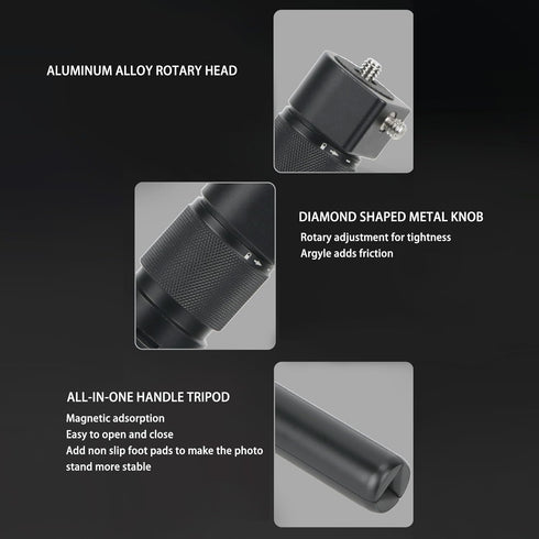 Pyhodi X3 X3 X2 Time Selfie Stick, Portable and Fold Tripod for Time Shooting Time, Compatible for ONE ONE ONE R, ONE