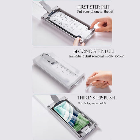 Richarm 2Pack Ceramic Screen Protector for Samsung Galaxy S23 Ultra/S22 Ultra - Fingerprint Support, Scratch Resistant,
