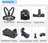 Action Camera Accessory Kit for Insta360 X4, X3, One RS, Ace Pro, Ace, GoPro Hero 12 - Chest Strap, Head Strap, Wrist