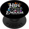 His Grace Is Enough - Butterfly Art Religious PopSockets PopGrip for Phones and Tablets