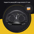 93dB Portable Wired Headset, Foldable Noise Cancelling Headphone, Support FM Automatic Search for Sports and Travel