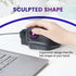 Perixx PERIMICE-520 Wired USB Ergonomic Programmable Trackball Mouse, Adjustable Angle, 8 Button Design, Black