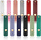 Weewooday 12 Pieces Phone Grip Strap, Telescopic Finger Strap Holder for Smartphone Tablets (Soft Colors)