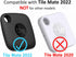 3 Pack Compatible with Tile Mate 2022 Case with Keychain, Flexible Silicone Anti-Scratch Shockproof Skin Cover Kit Compatible with Tile Mate 2022 Tracker (Black White Green)