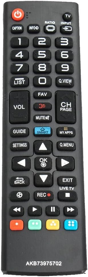 AKB73975702 Remote Control Replacement for LG Smart LED HDTV, sub AKB74475401 & AGF76631042