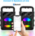 Top Tech Audio Blade-4 Bluetooth Portable Speaker, Louder Volume, Crystal Clear Stereo Sound, Rich Bass, 100 Foot Wireless Range, Microphone Input (Black)