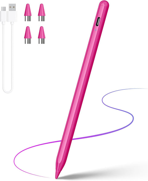 DRYMOKINI Stylus Pen, Active Touch Screens Compatible for Android/iOS Tablets/Phones, Rechargeable Universal Pencil,