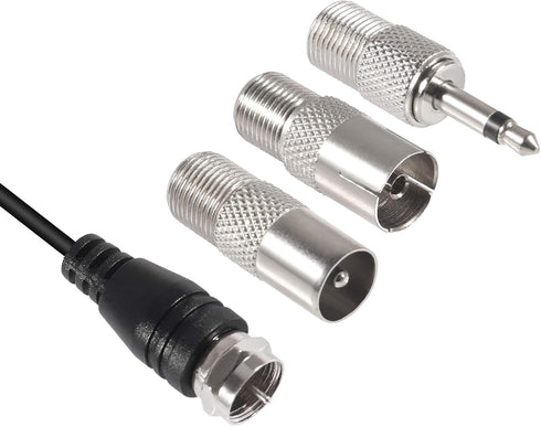 2pcs FM Dipole Antenna, FM Radio Antenna for Stereo Receiver, Indoor Music System Home Theater