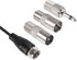 2pcs FM Dipole Antenna, FM Radio Antenna for Stereo Receiver, Indoor Music System Home Theater