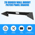 KishYa 2u 2u 19 inches Hinged Wall Mount Patch Panel Bracket, Patch Panel Bracket, Vertical Wall Mount Rack
