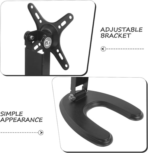 HAKIDZEL 14-27 Inch Universal Tv Stand Base Plastic Desktop Tv Holder Replacement Rack for LCD LED Flat Screen