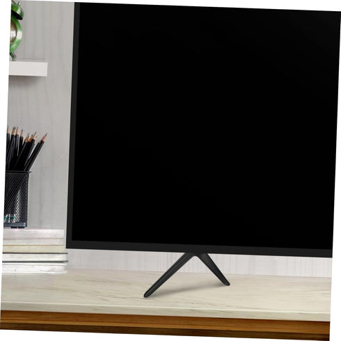 Healifty Double Hole Tv Stand Legs Adjustable Plastic Feet Replacement Base for Flat Screen Tvs Compatible
