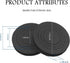 Figpade 4PCS Kit,3-Size 6" 6.5" 6.75" Speaker Foam Rings Speaker Gasket for Enhanced Bass & Noise
