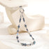 Cymoyak Phone Charm Strap, Beaded Phone Wrist Strap, Cellphone Lanyard Chain with Tether Tab.