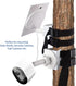 Outdoor Camera Mount Bracket for Security Cameras, 360° Rotating Adjustable Bracket with 2 Rings and Cords