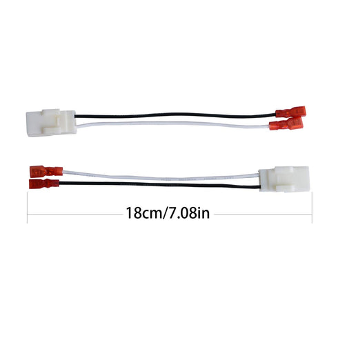 72-6514 2 X Pairs (4 Pack) Wire Cable Wiring Harness for Chrysler Dodge Vehicles Speakers Adapter Connector Adaptor Plug
