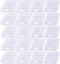 Battery Organizers for AA/AAA, Compact Portable Storage Cases, Insulative Plastic Clear Battery Holders (20 PCS)